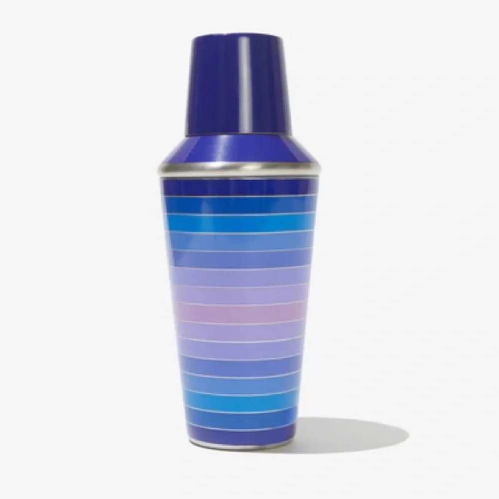 Blue Gradient Cocktail Shaker